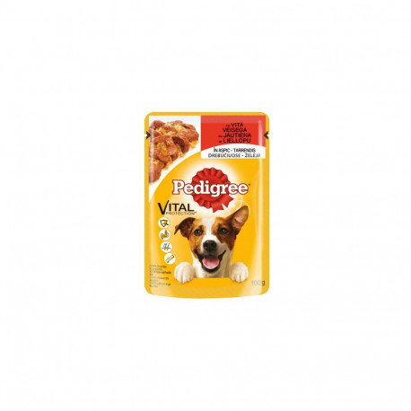Koeraeine PEDIGREE täiskasvanud koertele loomalihaga tarrendis, 100 g
