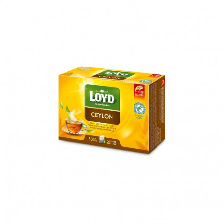 Maitsestatud must tee LOYD Ceylon 50 x 2g