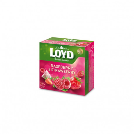 Tee LOYD vaarika- ja maasikamaitseline 50 x 2g