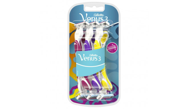 Raseerija GILLETTE Venus 3 Multicolor, 6tk