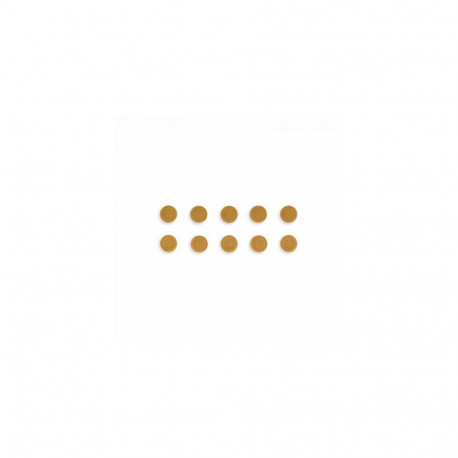 Tahvlimagnet BI-OFFICE Super Strong 30mm, kollane, 10 tk