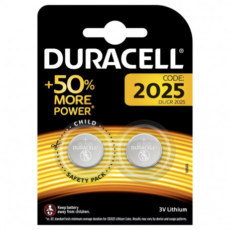 Duracell patarei DL/CR 2025 3V liitium 2tk (2 tk)
