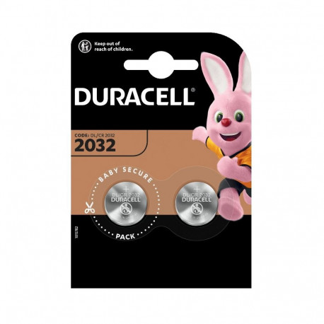 Patarei Duracell 2032, 2 tk
