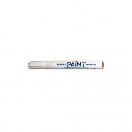 Marker permanentne Zebra Paint 3mm, valge