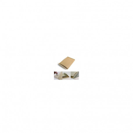 Kirjakotid lõõtsaga B4, 250x353x40mm, 130g pruun (5 tk)