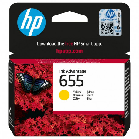 "HP 655 - Gelb - original - Tintenpatrone - fr Deskjet Ink Advantage 3525, Ink Advantage 46XX, Ink A