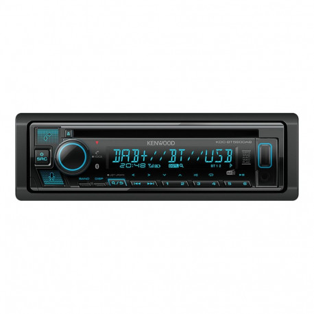 Kenwood autoraadio KDC-BT560DAB CD/USB/AUX/BT/iPhone + antenn/mikrofon