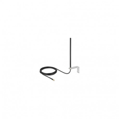 "5G LTE Antenne SMA Stecker 3 - 5 dBi omnidirektional starr mit Anschlusskabel RG-58, 3 m Wandmontag