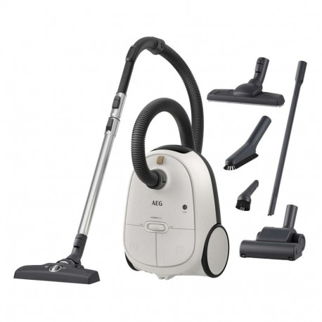 "AEG AB61H65W Staubsauger mit Beutel 12m Aktionsradius Allergy/HEPA Filtration ws"