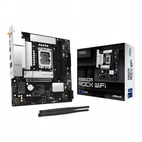 "ASRock B860M Rock Wifi 1851 mATX HDMI/DP DDR5"
