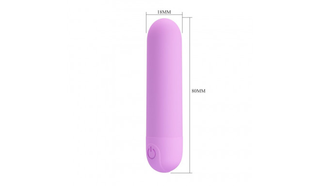 Greg mini bullet vibraator 10 vibratsioonitaset, lilla