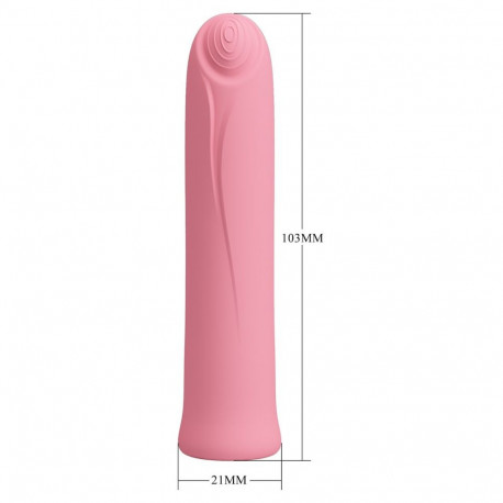 Edison mini wibrator 10,3 cm różowy