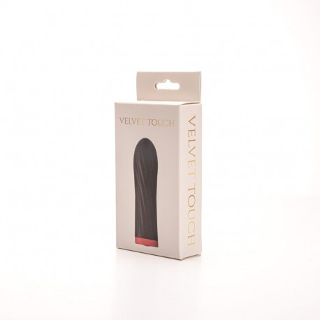 Vibraator mini bullet USB-laetav, must