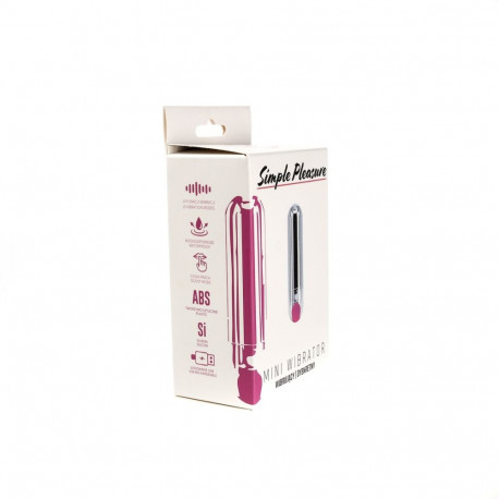 Wibrator Mini Typ Bullet Ładowany Usb Srebrny