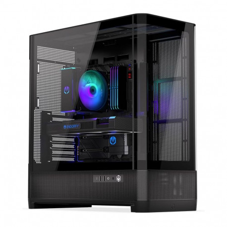 Aquarius 8000 Flex (schwarz, Panoramaglas)