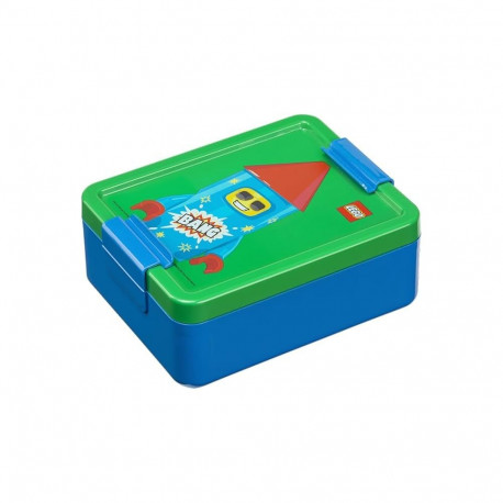 LEGO lõunakarp ilutulestiku mees, sinine/roheline