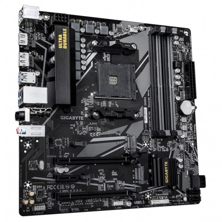 Motherboard - GIGABYTE B550M DS3H AC R2, AMD Ryzen 5000, DDR4 4733MHz, Wi-Fi 5, Black