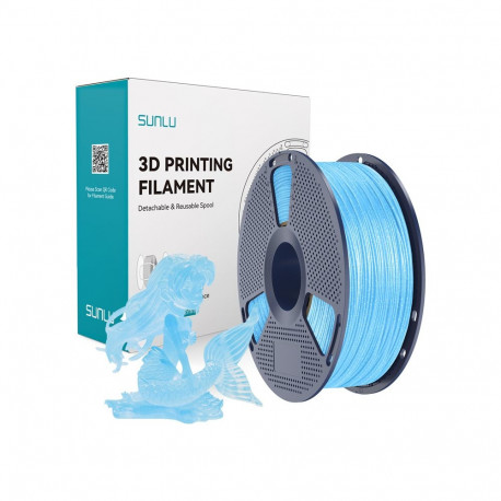 SUNLU PLA Filament (Shiny Blue)