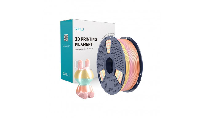 Sunlu PLA+ Silk Filament (Rainbow) 05