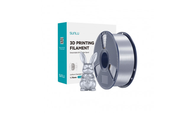 Sunlu Filament PLA+ Silk Silver