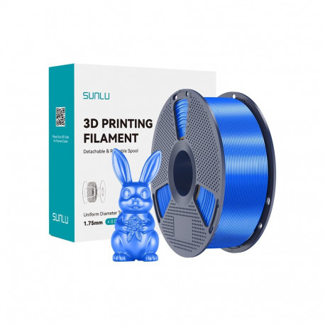 Sunlu PLA+ Silk Filament (blue)