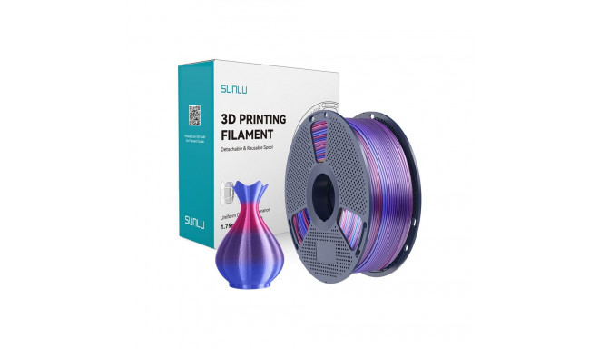 Sunlu PLA+ Silk Filament (Rainbow 02)
