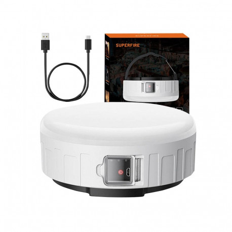 Superfire T25 camping light, 400 lm, USB, 3 modes