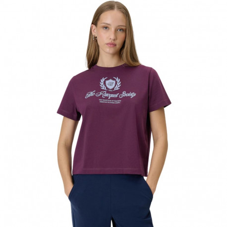 Koszulka damska 4F F2738 burgund 4FWSS26TTSHF2738 60S M