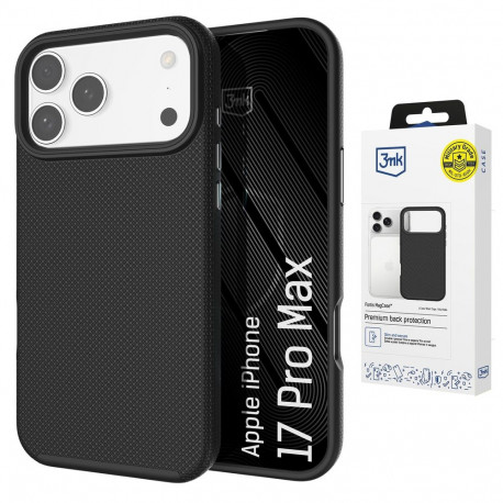 3mk Fortis MagCase for iPhone 17 Pro Max - Black