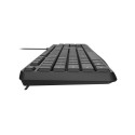 KEYBOARD NATEC NAUTILUS US LAYOUT BLACK SLIM