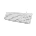 KEYBOARD NATEC NAUTILUS US LAYOUT WHITE