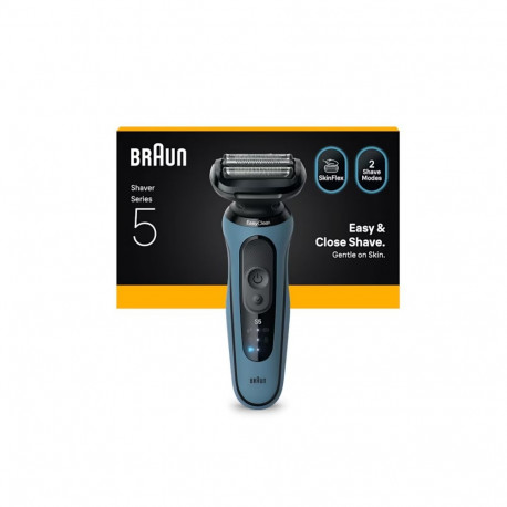 Braun pardel Series 5 52-A1000s tööaeg 50min märg- ja kuivkasutus Lithium Ion, sinine/must