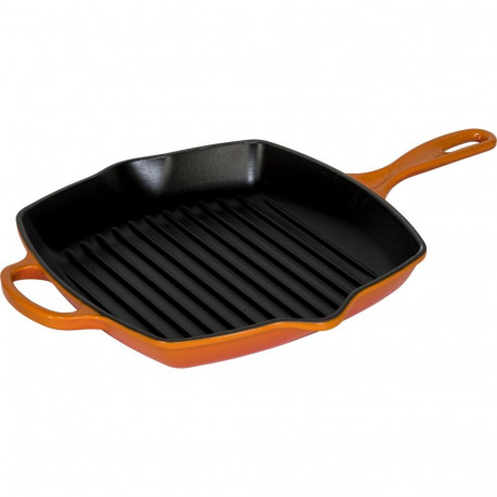 Le Creuset grillpann malmist ruudukujuline 26cm, punane