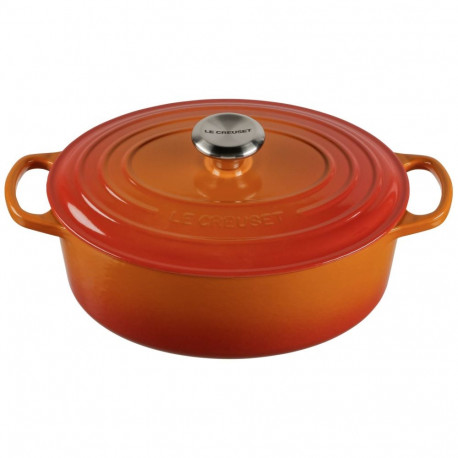 Le Creuset ovaalne hautamispott Signature 27cm, vulkaaniline