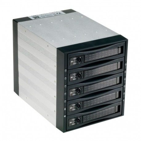 FANTEC backplane-süsteem SNT-BA 3151-1 SATA I & II kettamassiiv
