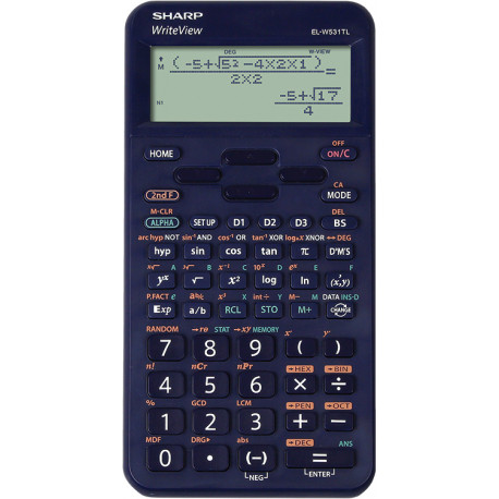 Sharp calculator WriteView EL-W531TL, blue
