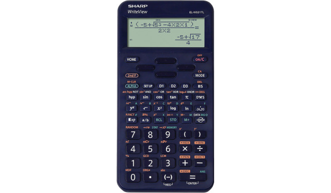 Sharp calculator WriteView EL-W531TL, blue