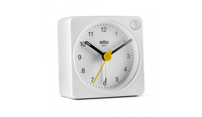 Braun BC 02 XW kvarts äratuskell valge valguslülitiga