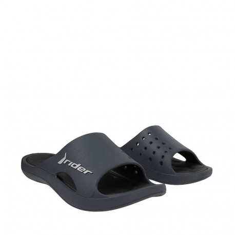 Klapki męskie Rider Bay XIV AD szaro-czarne 83632-BM435 44