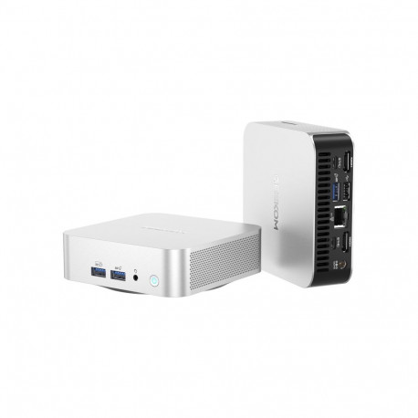 Mini PC - GEEKOM A7 Ryzen 5 7535HS 16GB 512GB SSD Windows 11 Pro Silver
