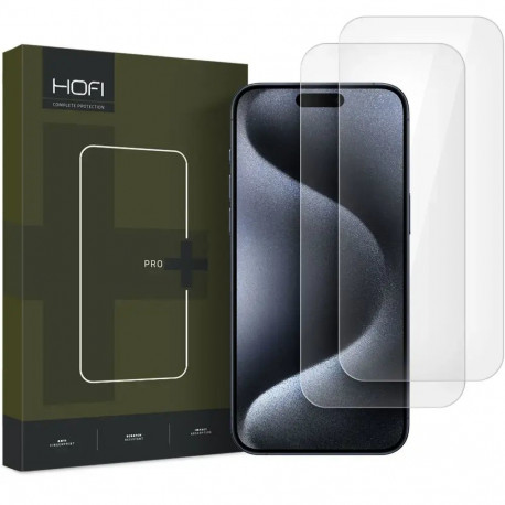HOFI GLASS PRO+ tempered glass for phone iPhone 16 Pro clear 2-pack