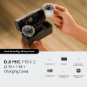 DJI Mic Mini 2 (2TX + 1RX + laadimiskarp)