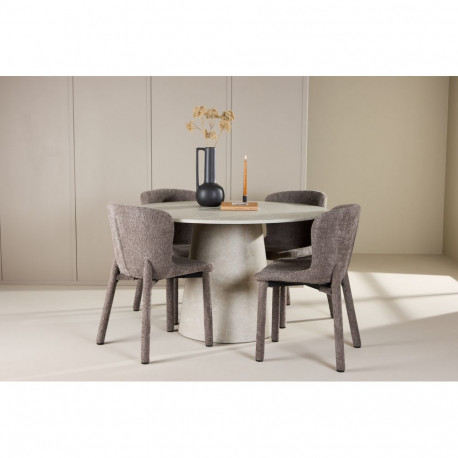 Söögitoa komplekt LANZO&ASTORIA 4 tooli