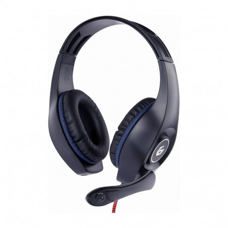 "gembird Gaming-Headset Lautstärkereg, blau-schwarz, 3,5 mm"