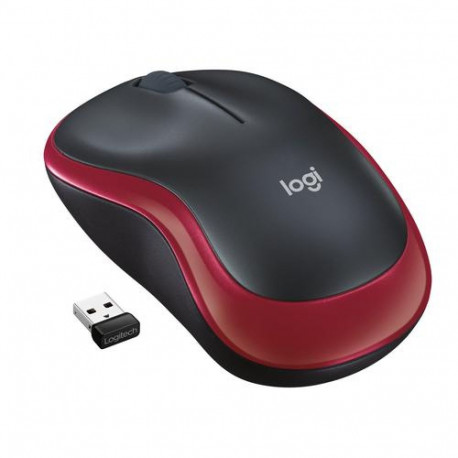 Mysz Logitech M185 Czerwona (910-002240)