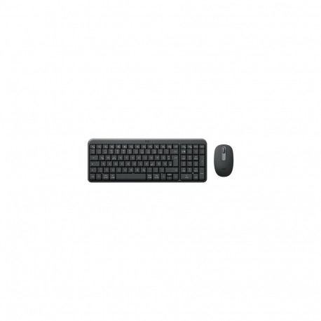 Logitech MK250 keyboard Mouse included Universal RF Wireless + Bluetooth QWERTZ German Graphite
