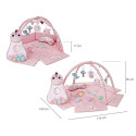 Educational play mat Dino Pink TinyMini pink