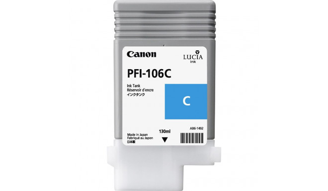 Canon tindikassett PFI-106 C, tsüaan