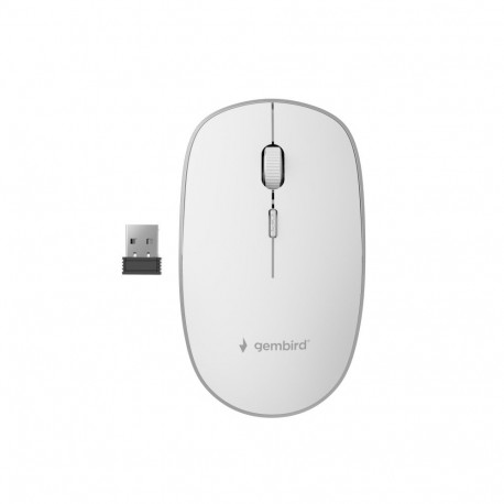 MOUSE USB OPTICAL WRL/WHITE MUSW-4B-01-W GEMBIRD