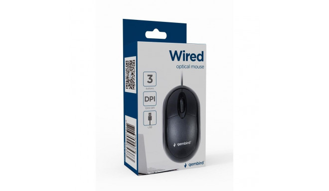 Gembird mouse MUS-U-01, black